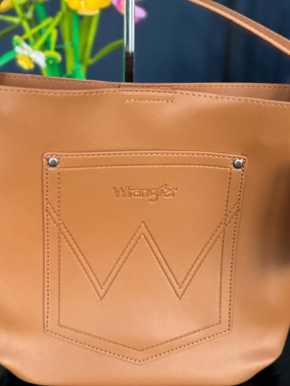 Wrangler 2PC Set Brown NWT Crossbody and Pouch